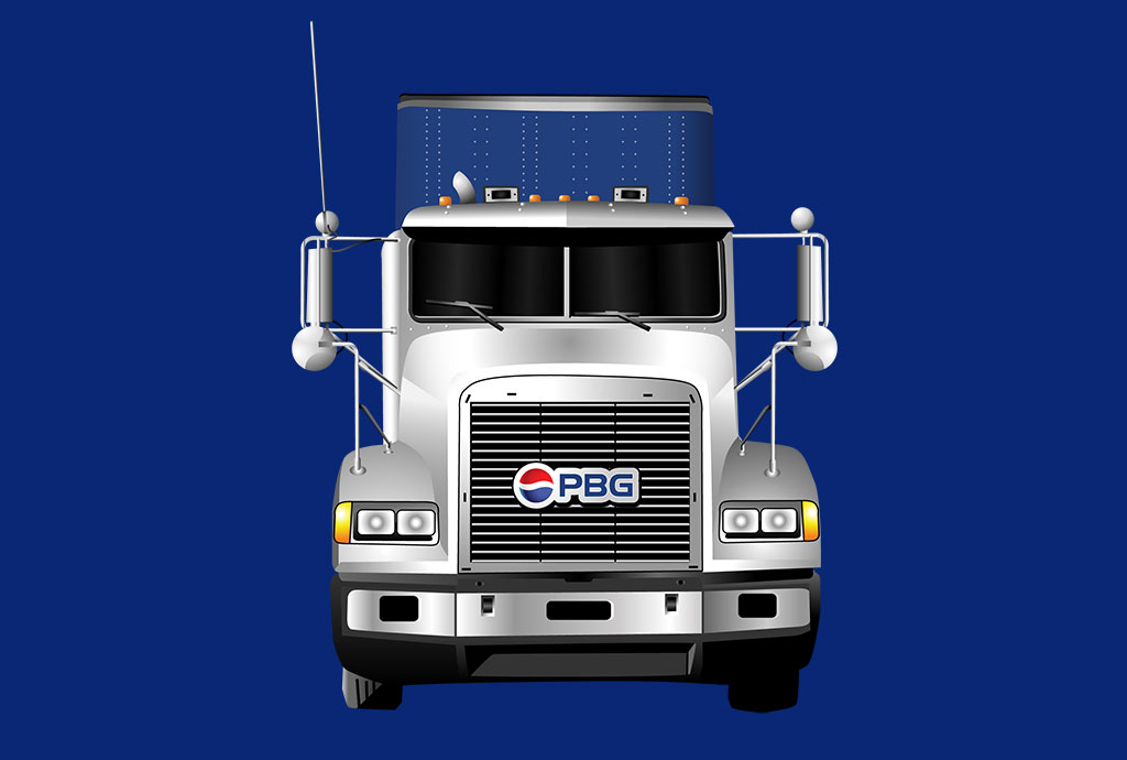 Pepsi Truck Illustration
